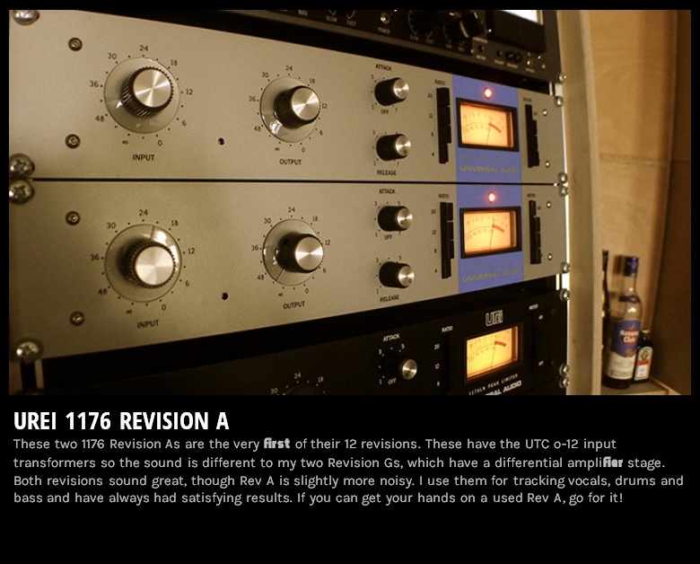 studio picture of UREI 1176 Rev.A